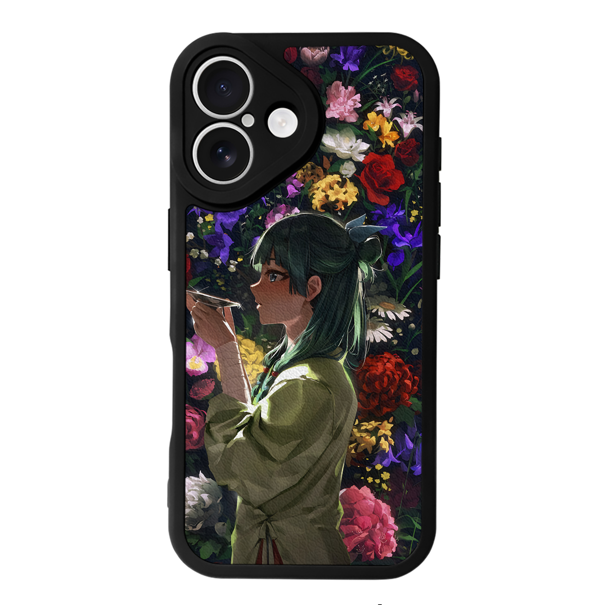 （画像用） 薬屋のひとりごと The Apothecary Diaries 【iPhone 16シリーズ対応】シリコンスマホケース（レザー調） 材質：シリコン